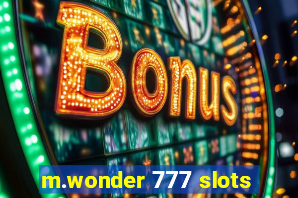 m.wonder 777 slots